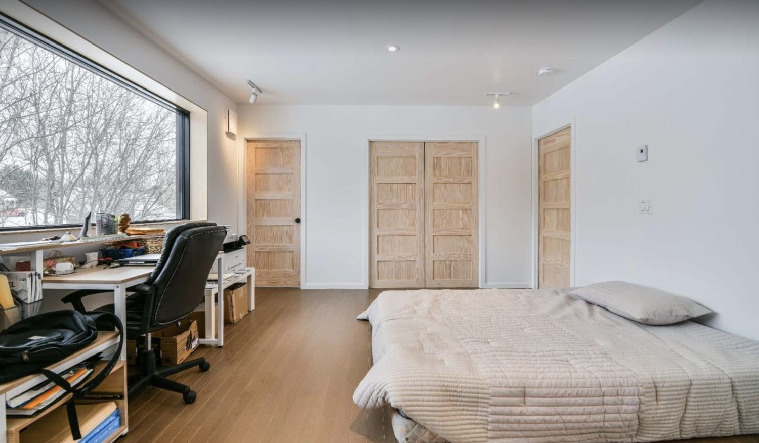 Dormitorio de un proyecto de tipo Viviendas unifamiliares cerca de Sherbrooke (Estrie) por Construction Latulippe