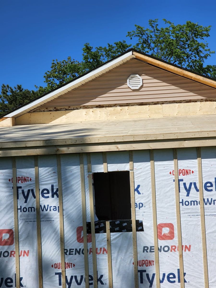 House Construction Exteriors from a Garages project near Montreal (Greater Montreal) by J E Construction