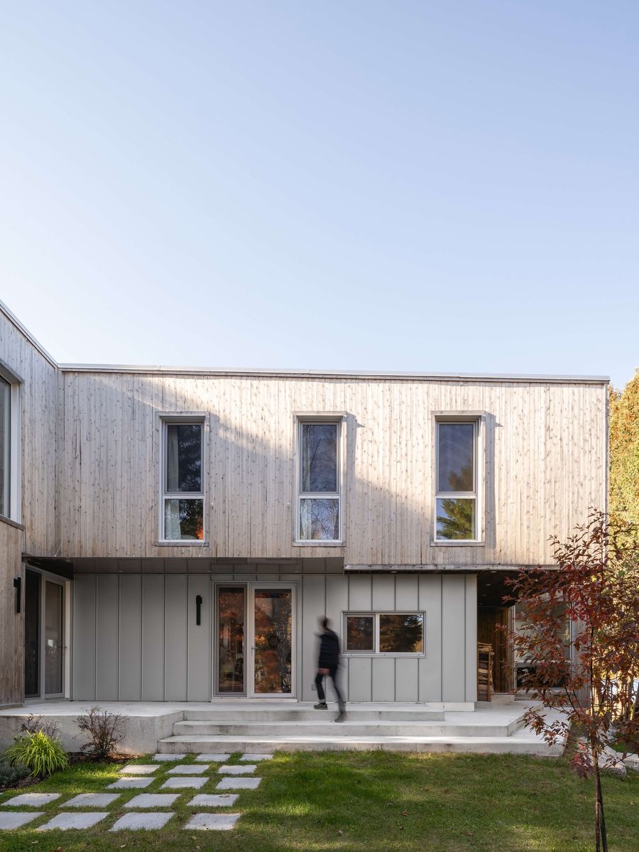 Cour arrière d'un projet de Revêtement et parement extérieur près de Gatineau (Outaouais) de Groupe SIDEX Inc.