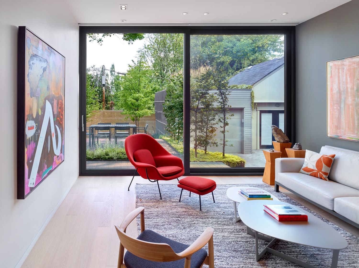 Living Room from a Single family homes project near Toronto (Greater Toronto) by Dubbeldam Architecture + Design