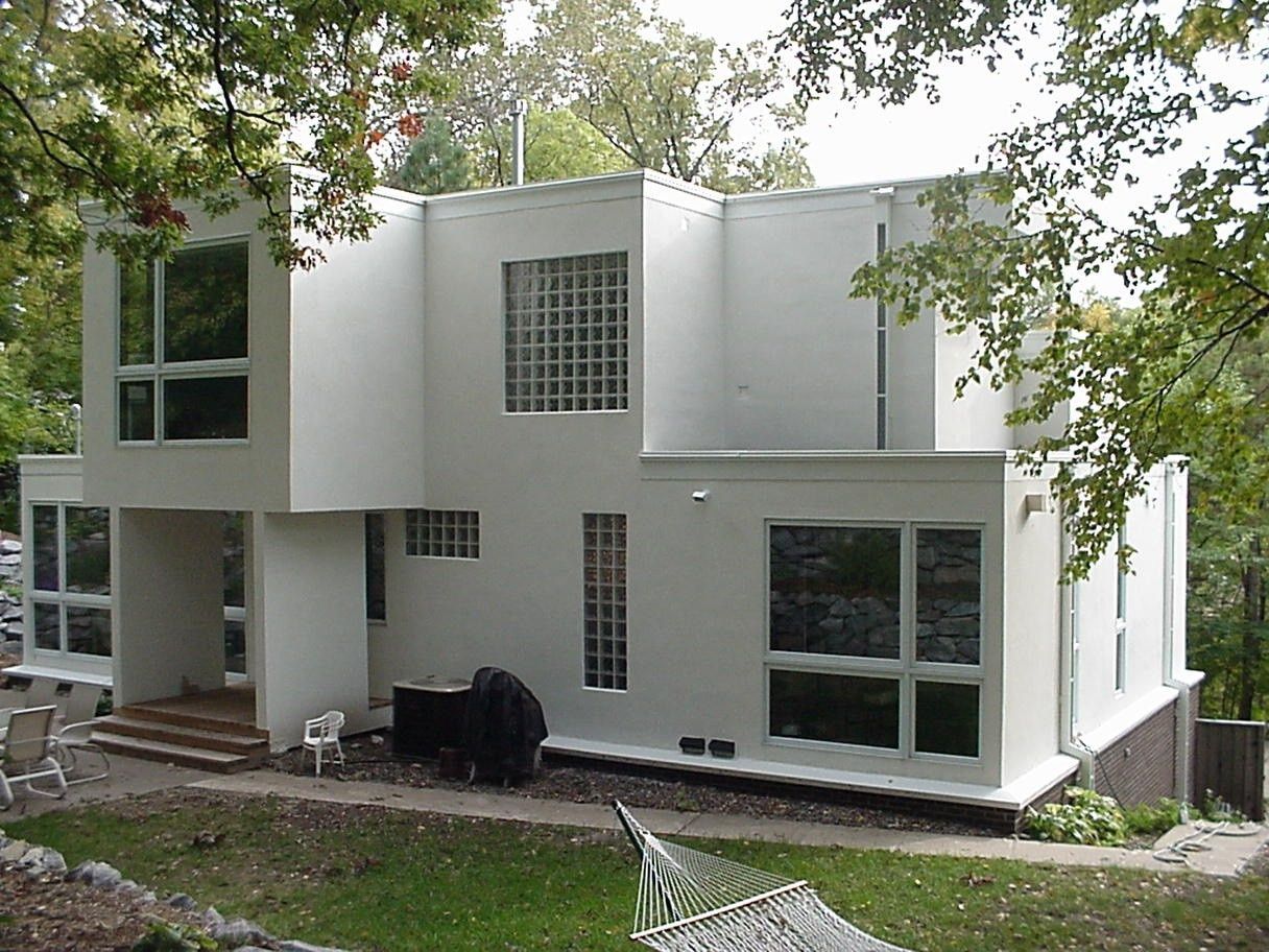 House Exterior from a Second Floor Additions project near Minneapolis - St. Paul by Habitat Architecture, Inc.