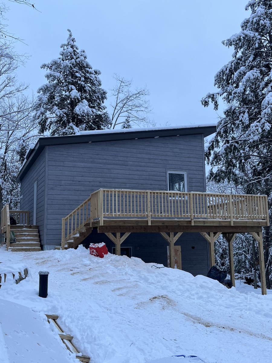 House Exterior from a Single family homes project near Gatineau (Outaouais) by Dsconstruction