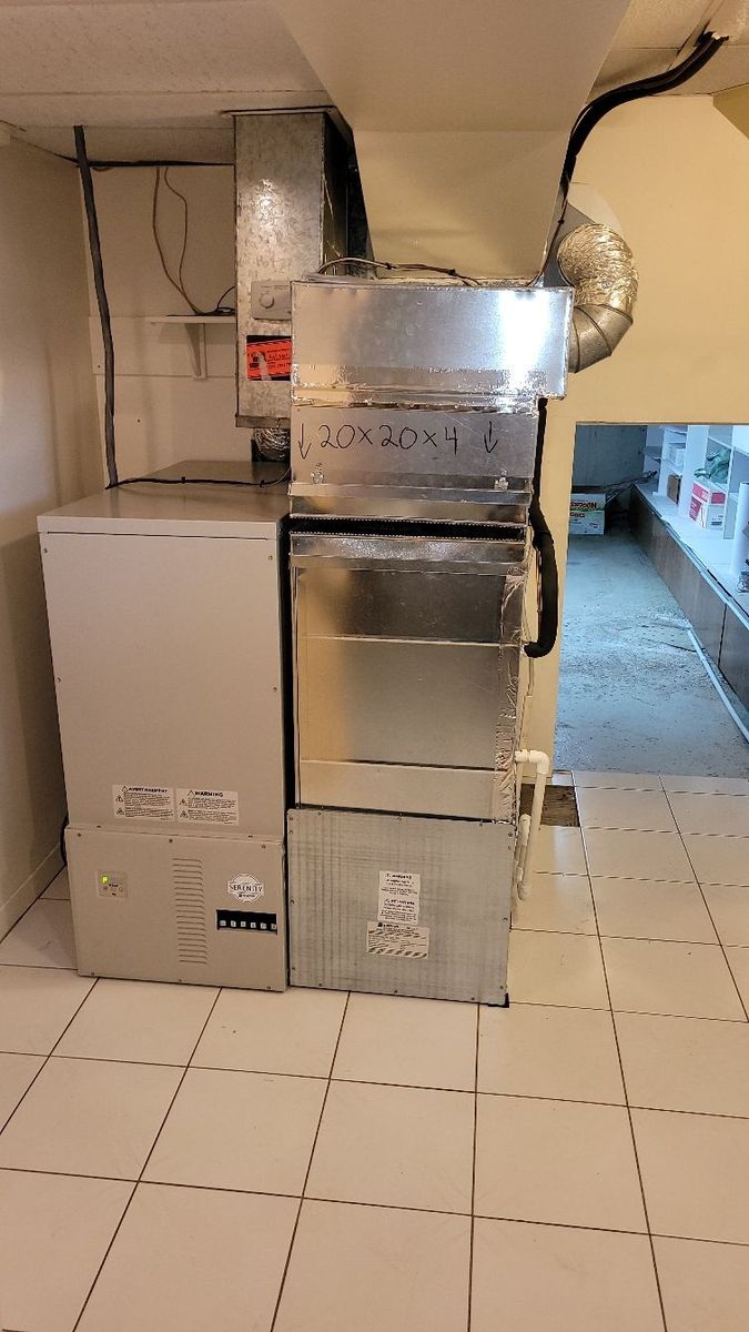Building mechanicals from a Furnaces project near Montreal (Greater Montreal) by Climatisation GéoServices