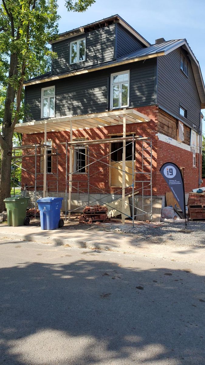 Construcción de exteriores de casas de un proyecto de tipo Viviendas unifamiliares cerca de Ciudad de Quebec - Lévis por i9 construction