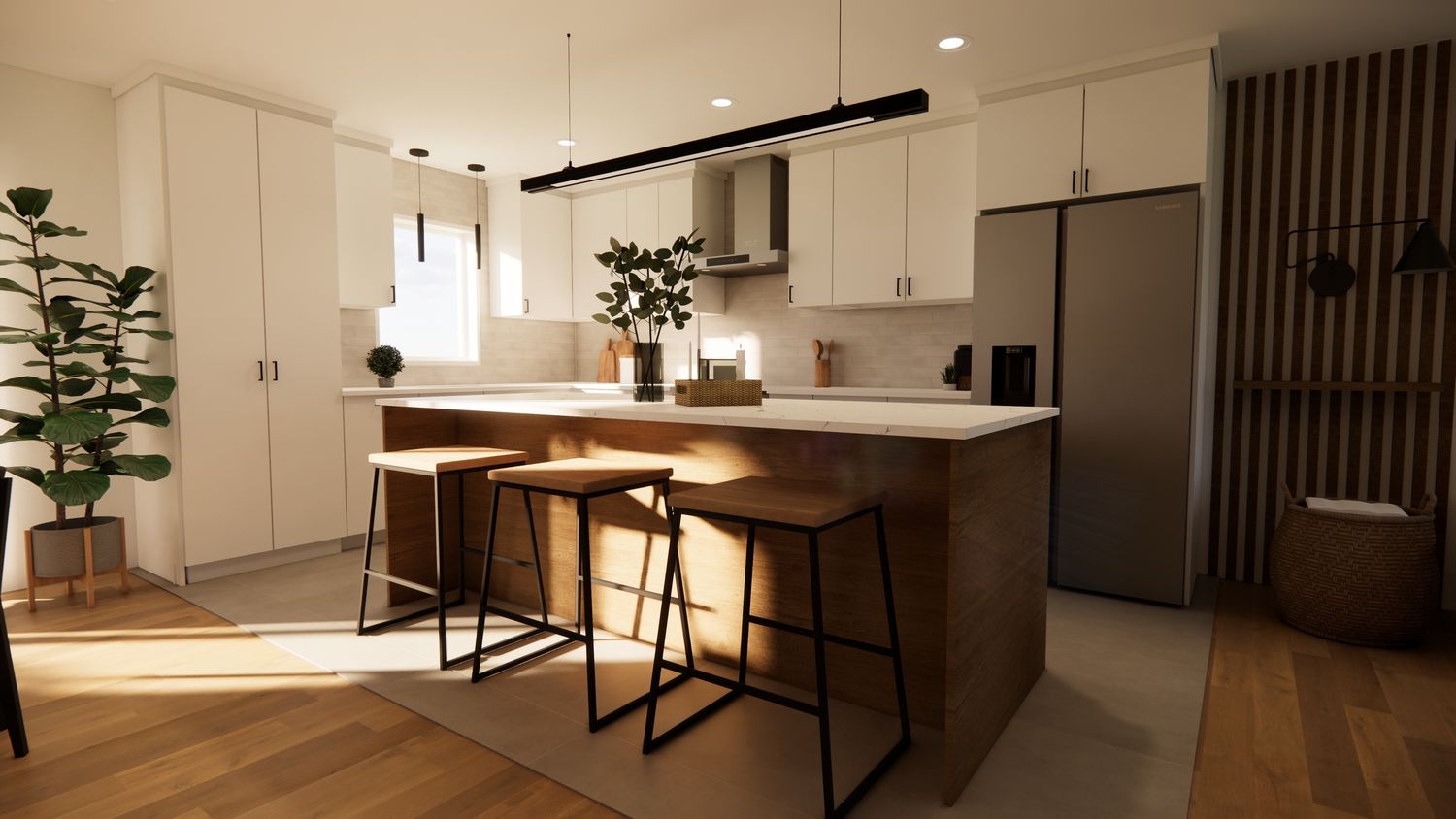 3D Rendering from a Single family homes project near Montreal (Greater Montreal) by E.L. Concept - Architecture et Design