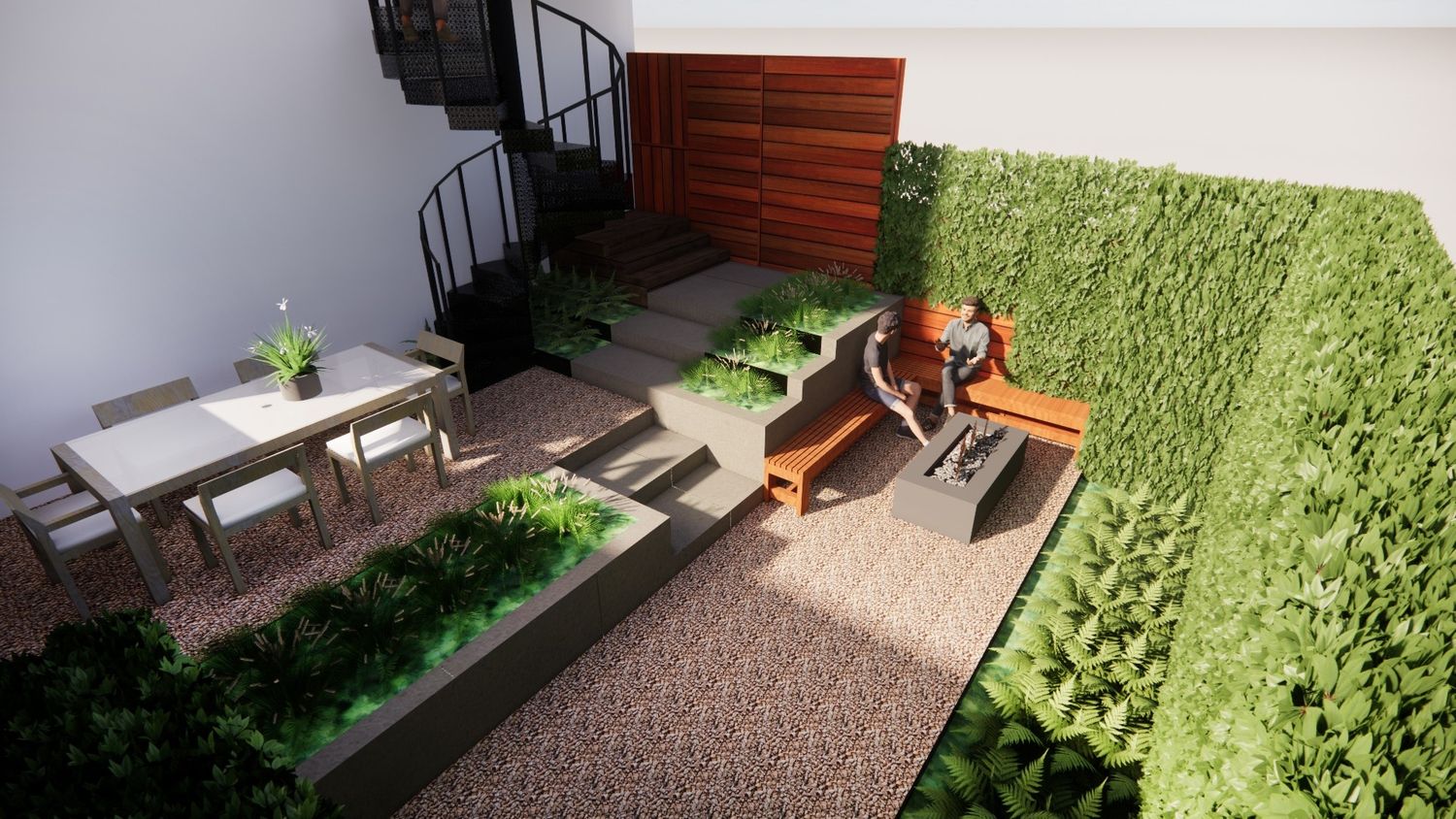 Backyard from a Patios, Pergolas & Gazebos project near San Francisco Bay by Contractors Central