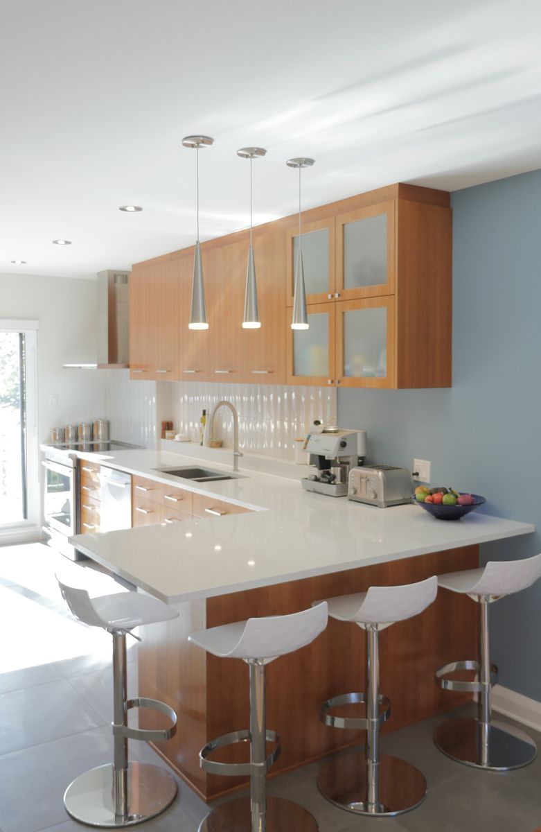 Kitchen from a Interior Design and Layout project near Montreal (Greater Montreal) by À l' Aube - Design Studio & Kitchen Specialist