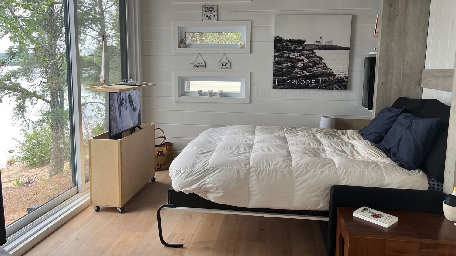 Bedroom from a Tiny Houses project near Montreal (Greater Montreal) by Ilo Tiny Homes