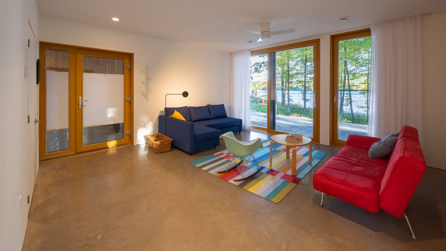 Living Room from a Single family homes project near Ottawa by KWC Architects Inc.