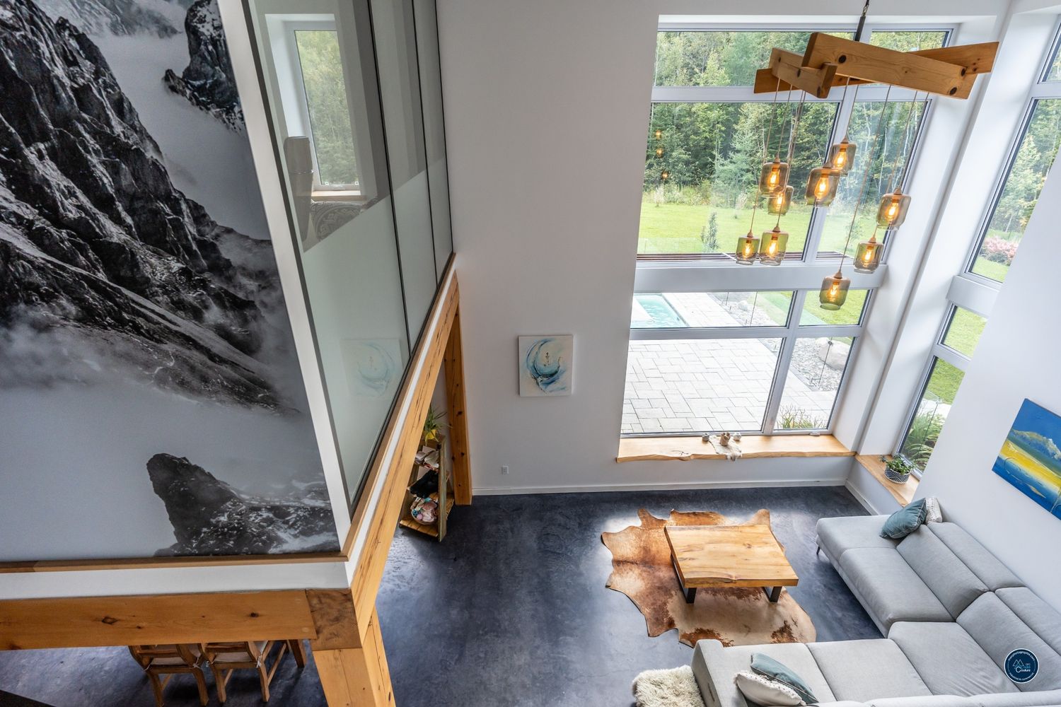 Living Room from a Single family homes project near Saguenay - Lac-Saint-Jean by Solutions Résidentielles