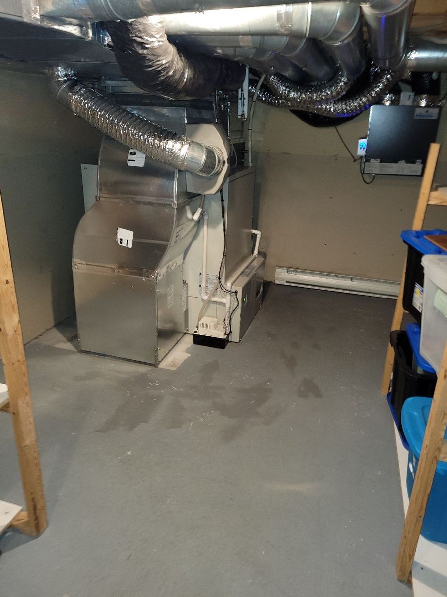 Mechanical Room from a Furnaces project near Montreal (Greater Montreal) by Climatisation GéoServices