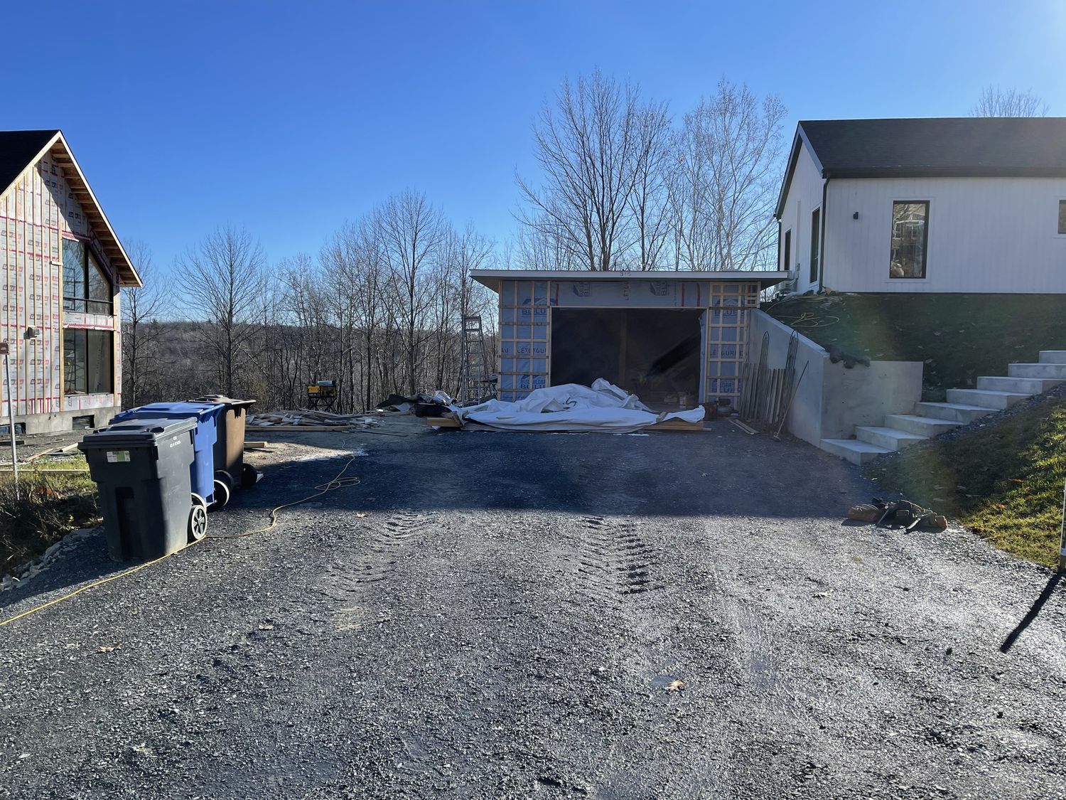 House Construction Exteriors from a Single family homes project near Sherbrooke (Estrie) by Construction Latulippe