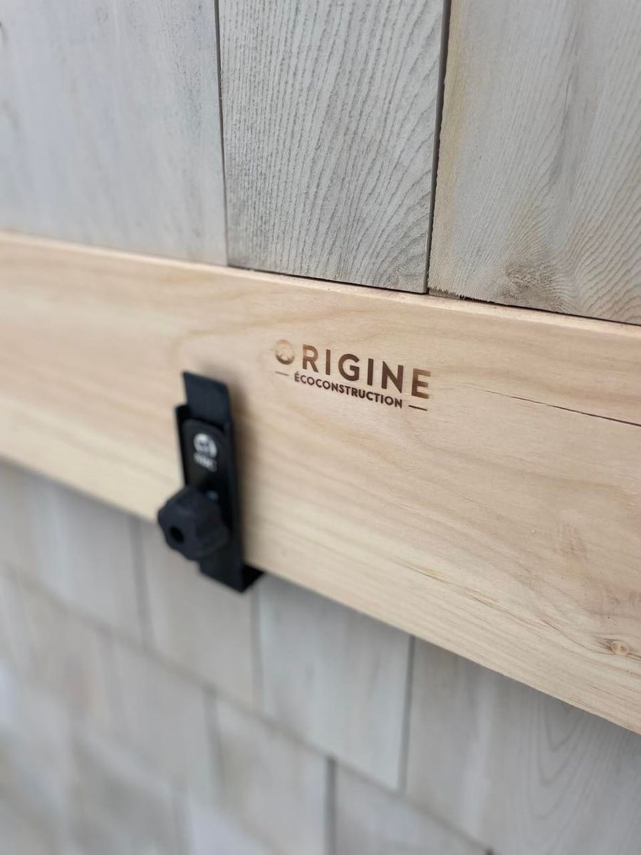 House Construction Exteriors from a Single family homes project near Rimouski (Bas-Saint-Laurent) by ORIGINE Écoconstruction inc.