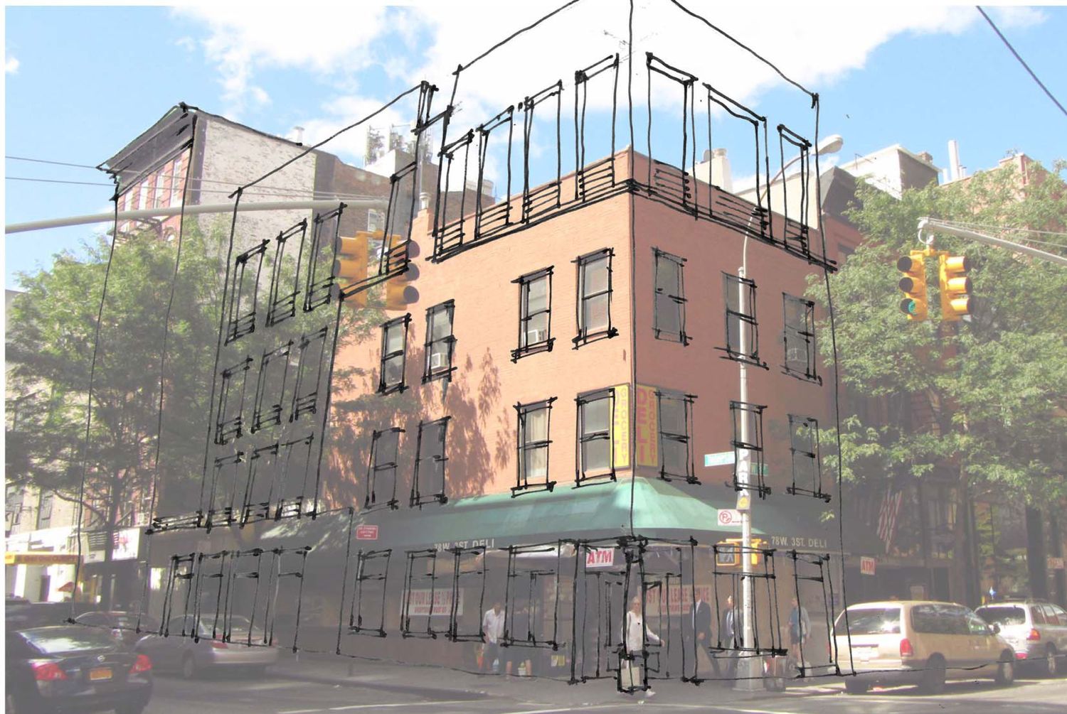 Diagram from a Multi-family and high-rise Buildings project near New York-Newark-Jersey City by Conklin Costantin Architects LLP