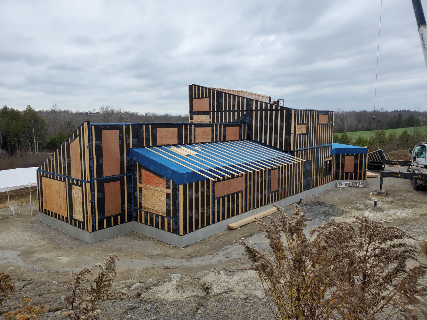  from a Single family homes project near Peterborough by Tooketree Passive Homes