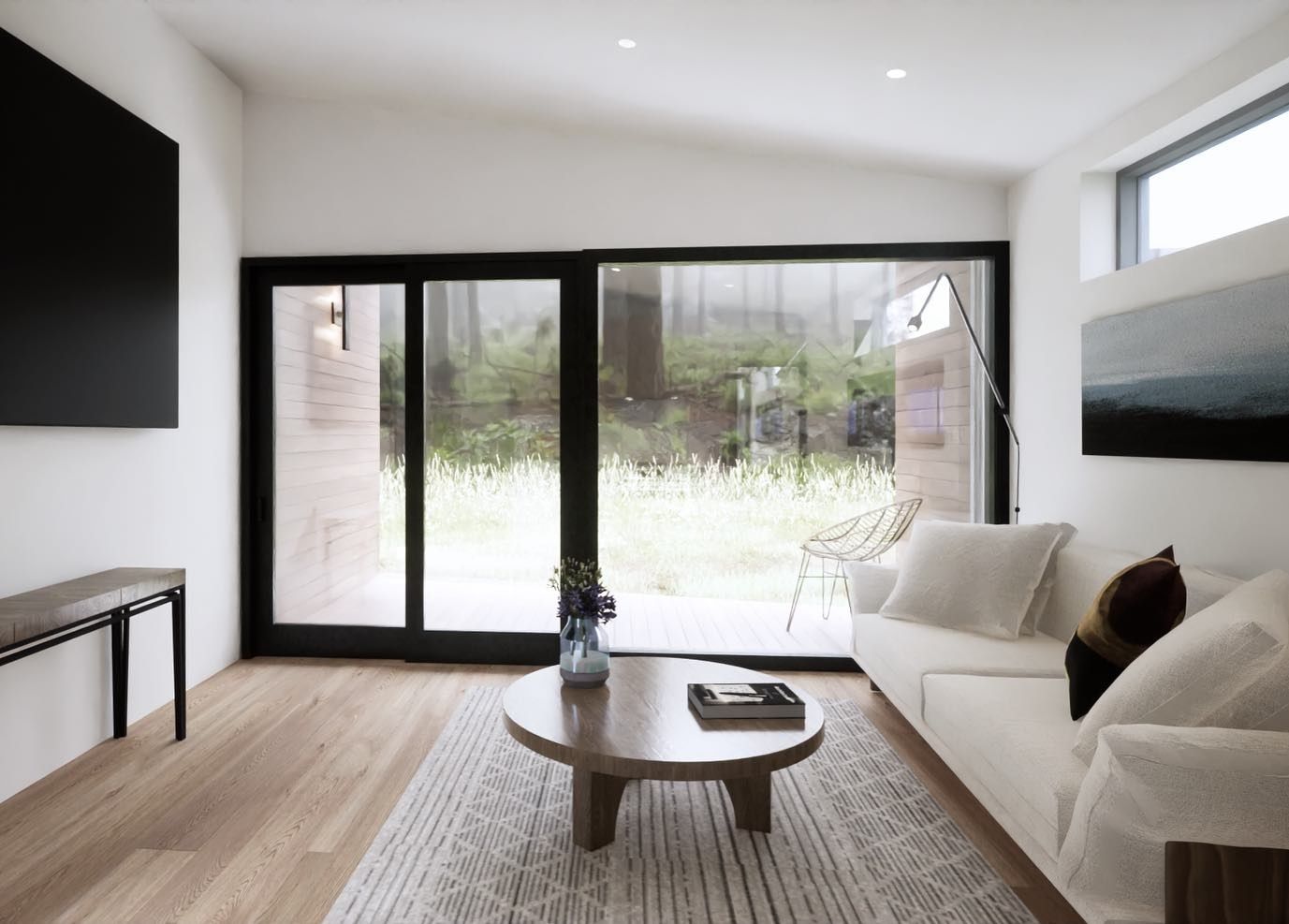 3D Rendering from a Prefab and Modular Houses project near Courtenay - Campbell River by ORCA