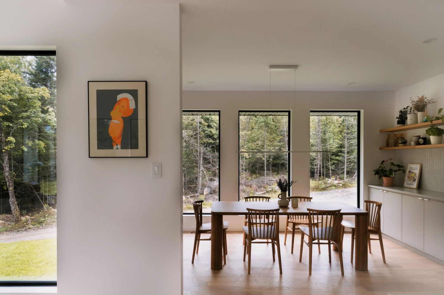 Dining Room from a Single family homes project near Saint-Jerome (Laurentides) by Sarrazin Construction
