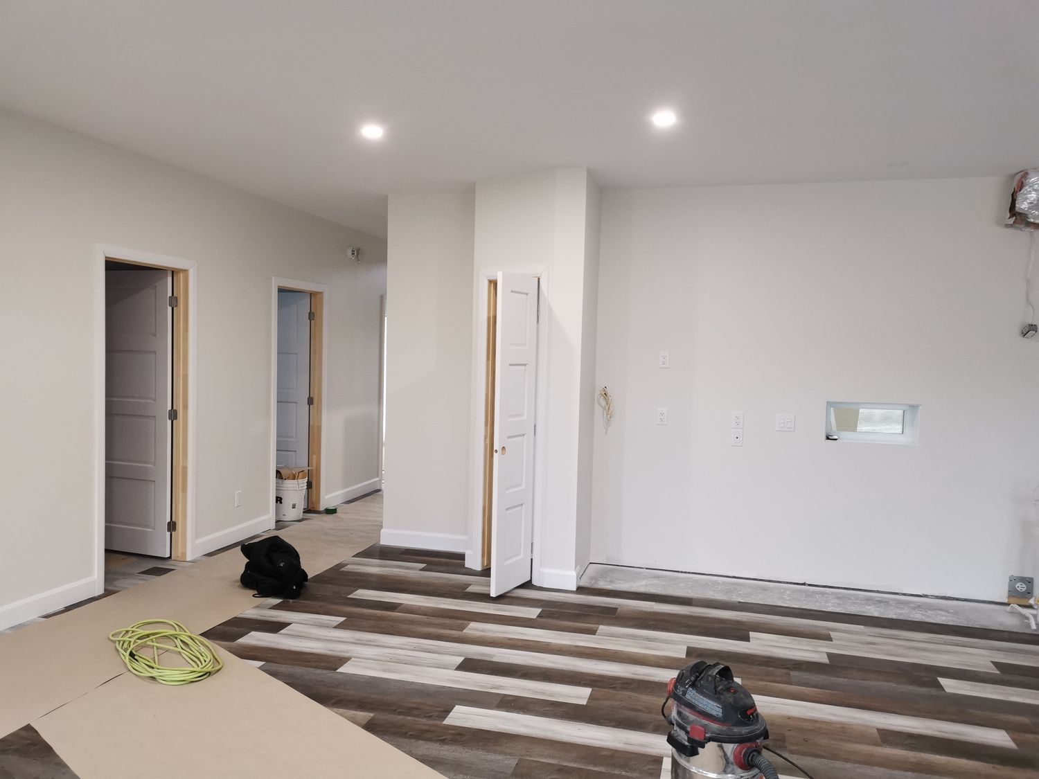 House Construction Interiors from a Single family homes project near Saguenay - Lac-Saint-Jean by Solutions Expert SSS