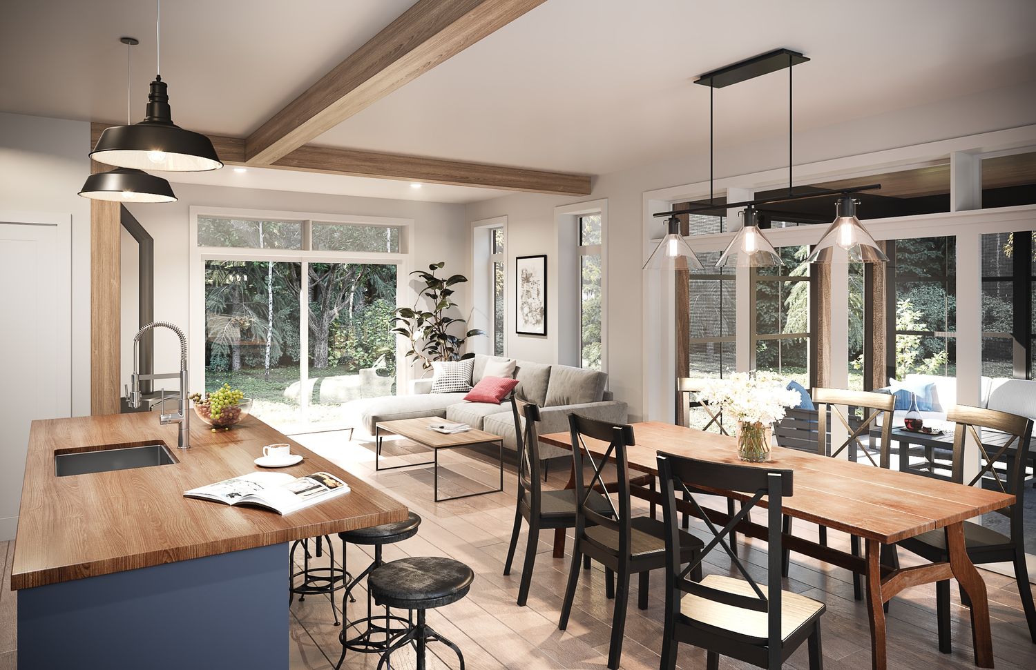 3D Rendering from a Real Estate Developments project near Saint-Jerome (Laurentides) by Belvedair