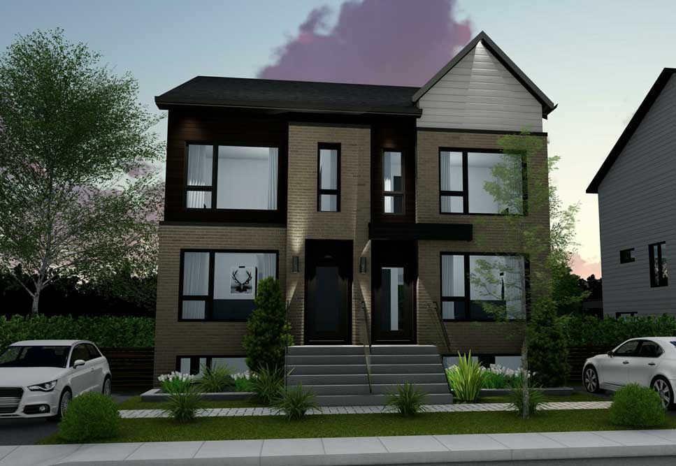 Rendu 3D d'un projet de Développements immobiliers près de Joliette (Lanaudière) de TRÉMÄ