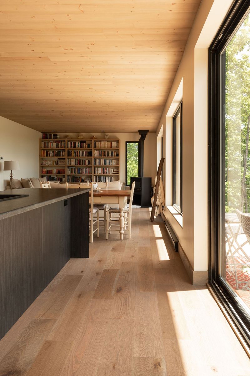 Cocina de un proyecto de tipo Viviendas unifamiliares cerca de Saint-Jérôme (Laurentides) por Toundra construction