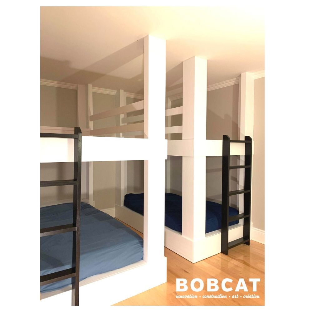 Dormitorio de un proyecto de tipo Muebles cerca de Saint-Jérôme (Laurentides) por BOBCAT INNOVATION