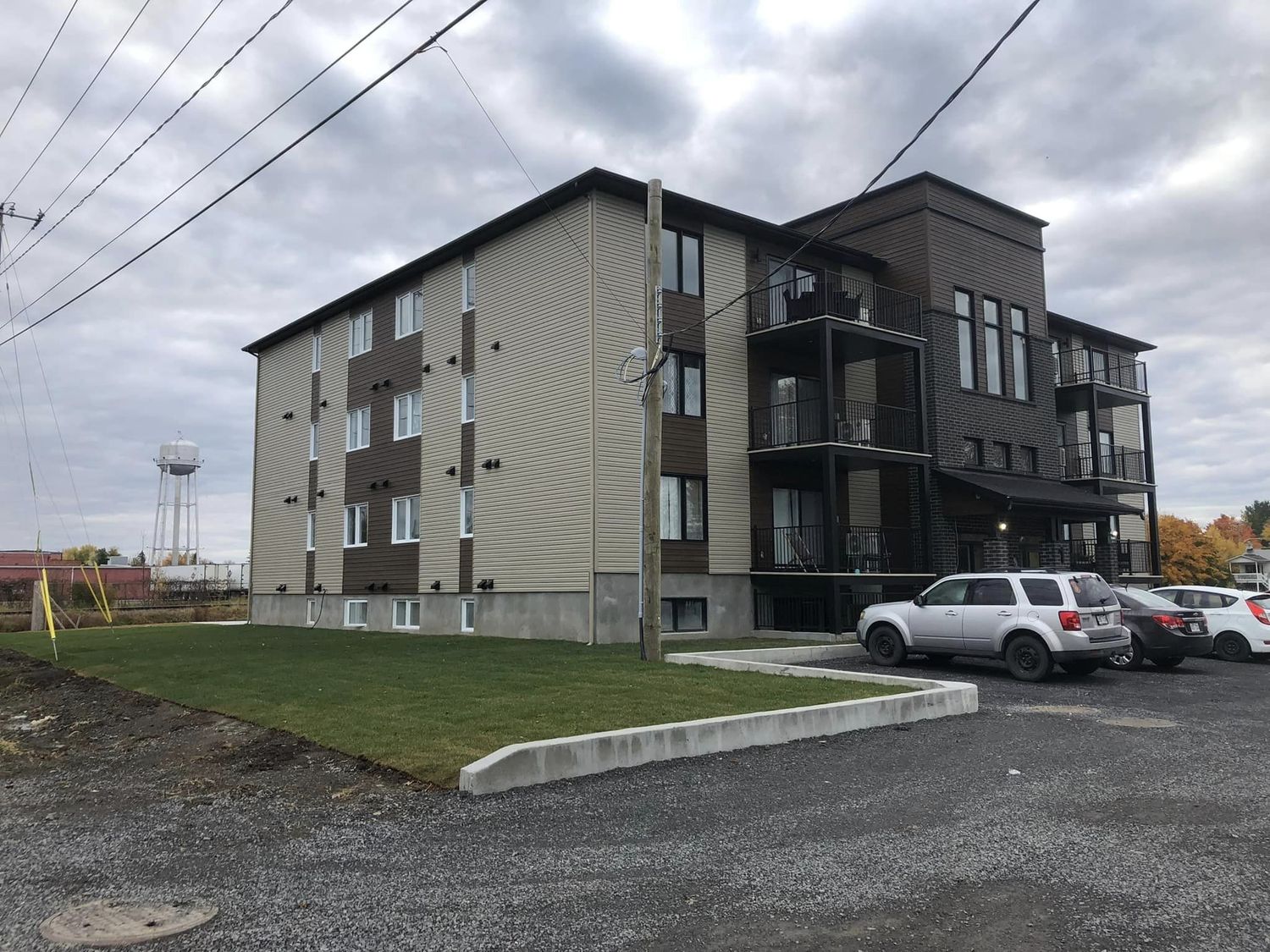 Front Yard from a Multi-family and high-rise Buildings project near Montreal (Greater Montreal) by Entreprises prestige construction inc