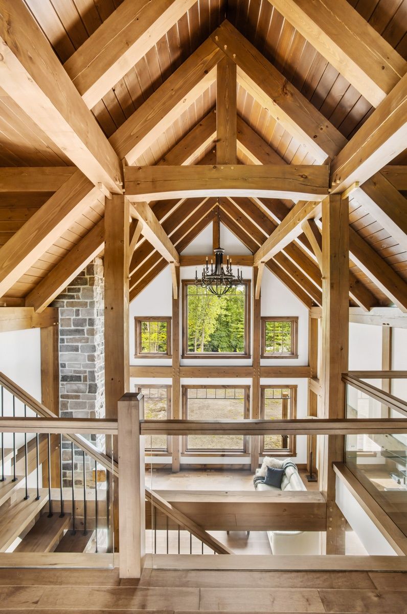 Hall from a Single family homes project near Montreal (Greater Montreal) by Écohabitations boréales