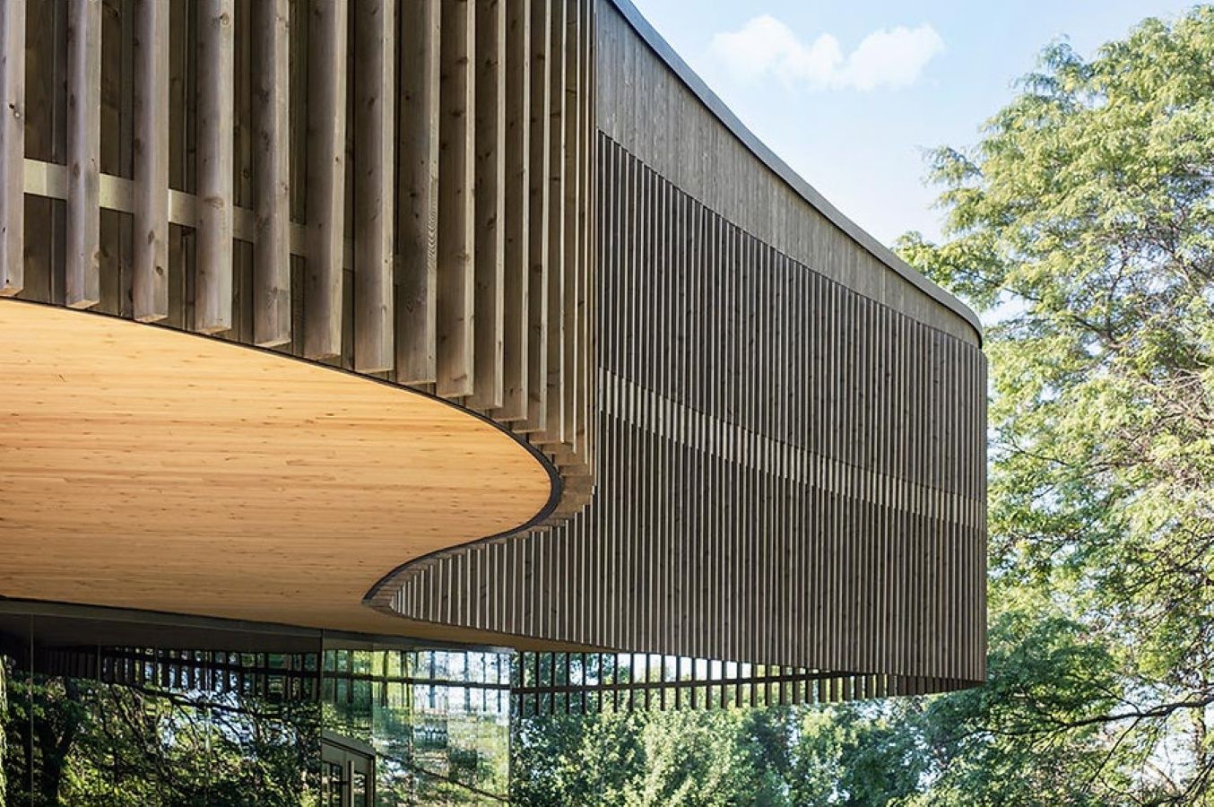 Structures et ossatures d'un projet de Aménagement du territoire rural et régional près de Montréal/Laval/Longueuil (Grand Montréal) de Smith Vigeant Architectes