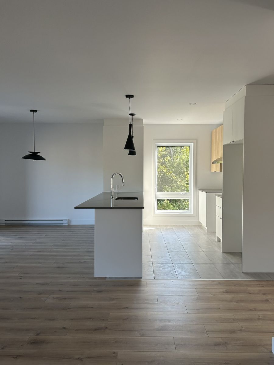 Travaux - Intérieur d'un projet de Fenêtres près de Québec/Lévis (Ville de Québec) de Giguère Portes et Fenêtres Inc.