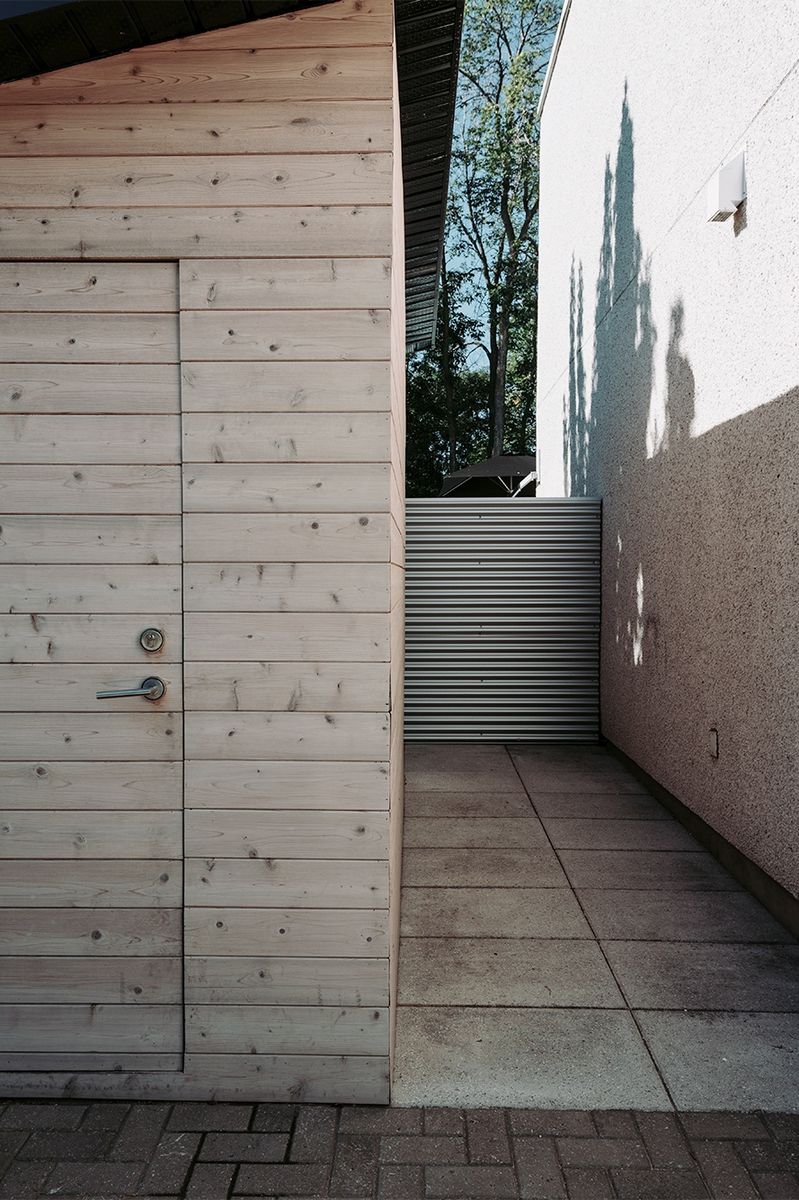 Acabado exterior de un proyecto de tipo Viviendas unifamiliares cerca de Montreal (Gran Montreal) por Stroph Architecture & Design
