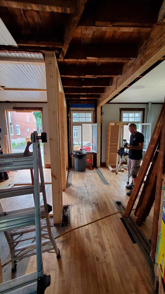 Construcción de interiores de casas de un proyecto de tipo Viviendas unifamiliares cerca de Ciudad de Quebec - Lévis por i9 construction