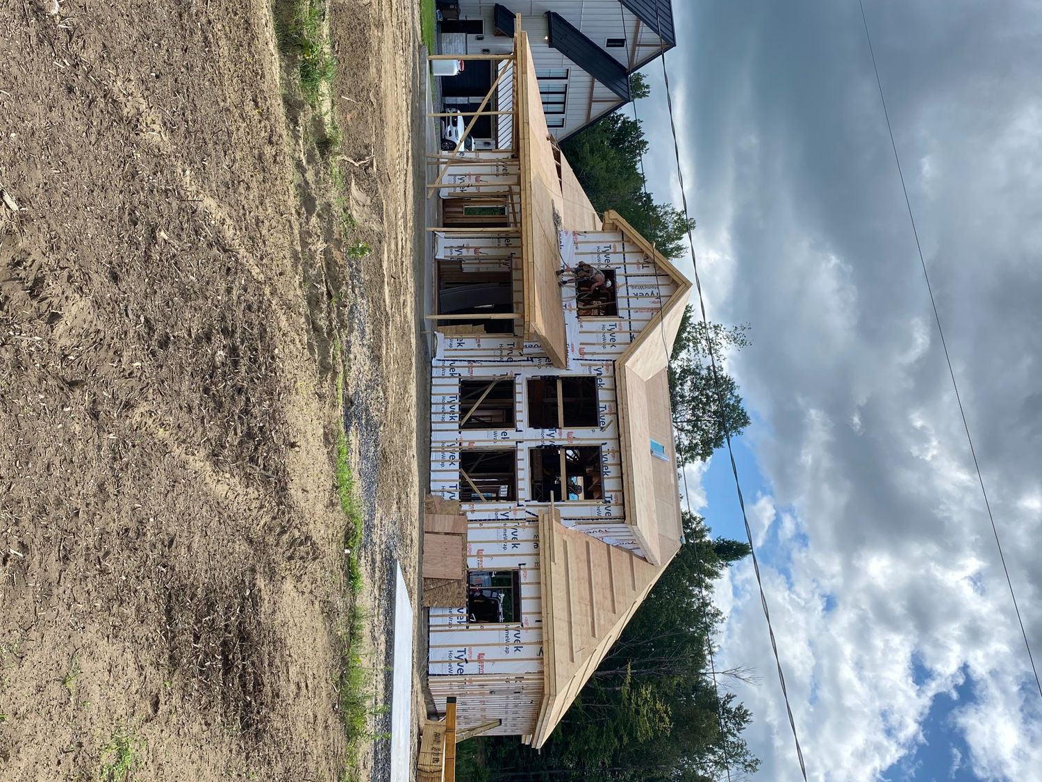House Construction Exteriors from a Single family homes project near Joliette (Lanaudière) by Construction 2B