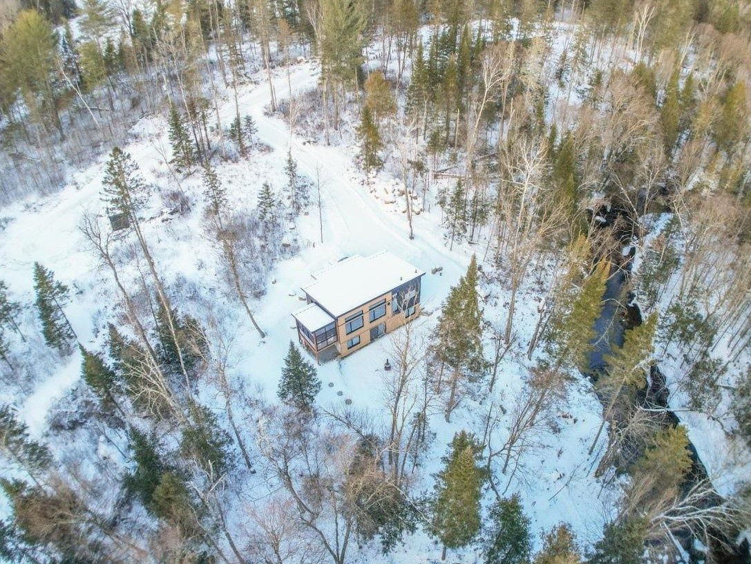 Aerial view from a Real Estate Developments project near Saint-Jerome (Laurentides) by Belvedair