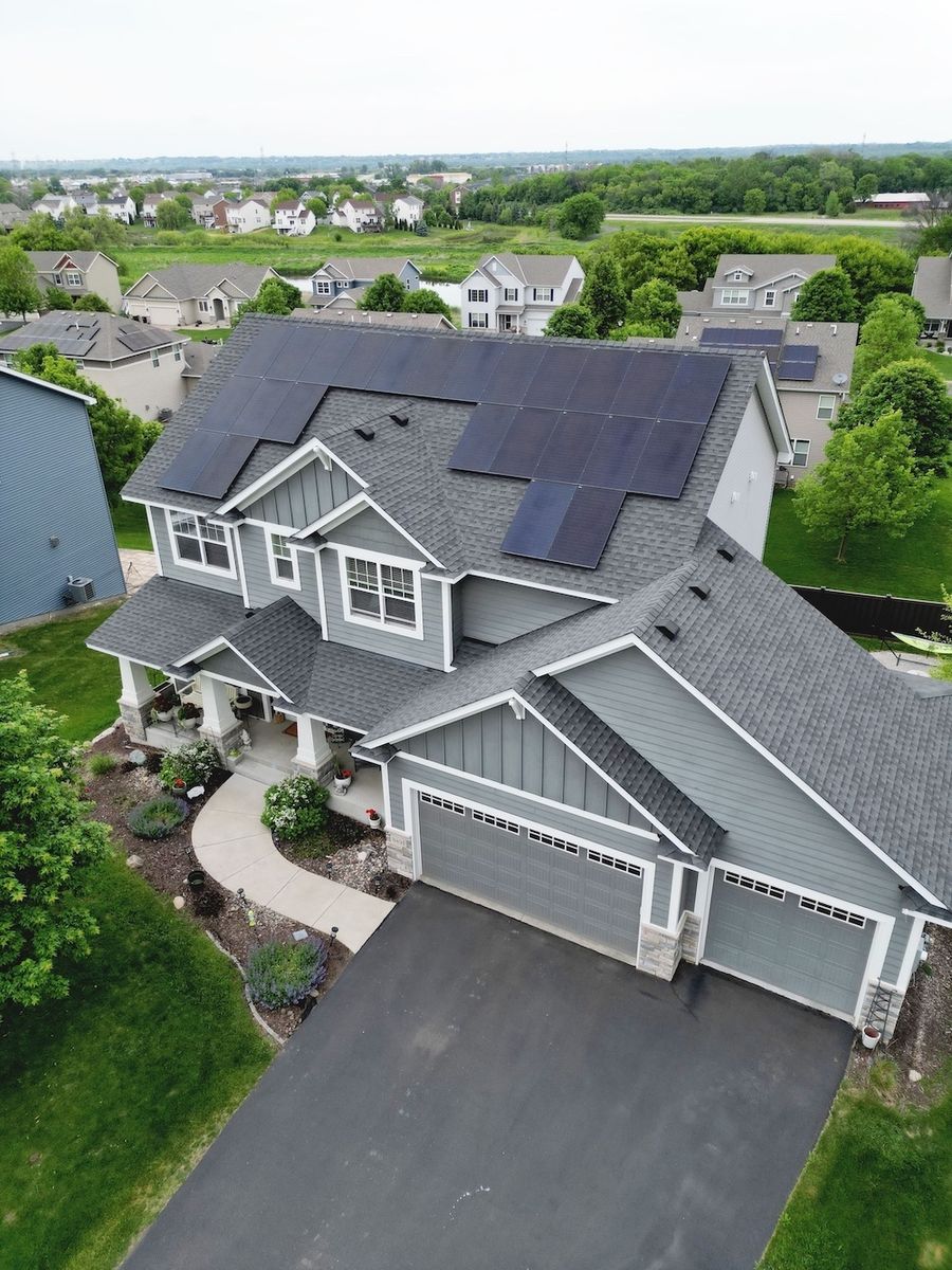  from a Photovoltaic Solar Panels project near Minneapolis - St. Paul by Powerfully Green Solar