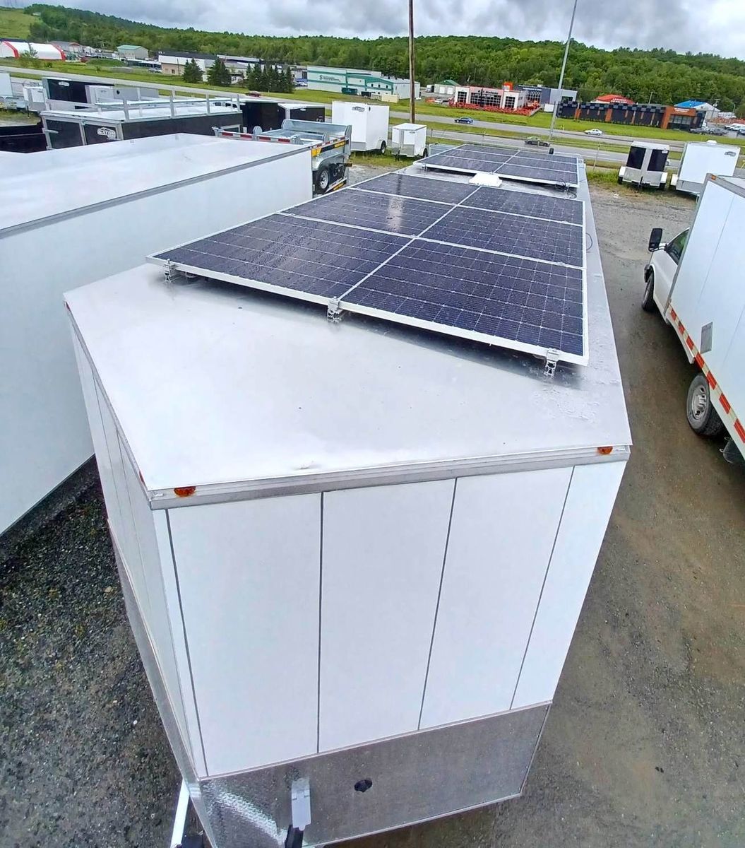 Mécanique du bâtiment d'un projet de Panneaux solaires photovoltaïques près de Gaspésie/Îles-de-la-Madeleine de Alternative Solaire inc.