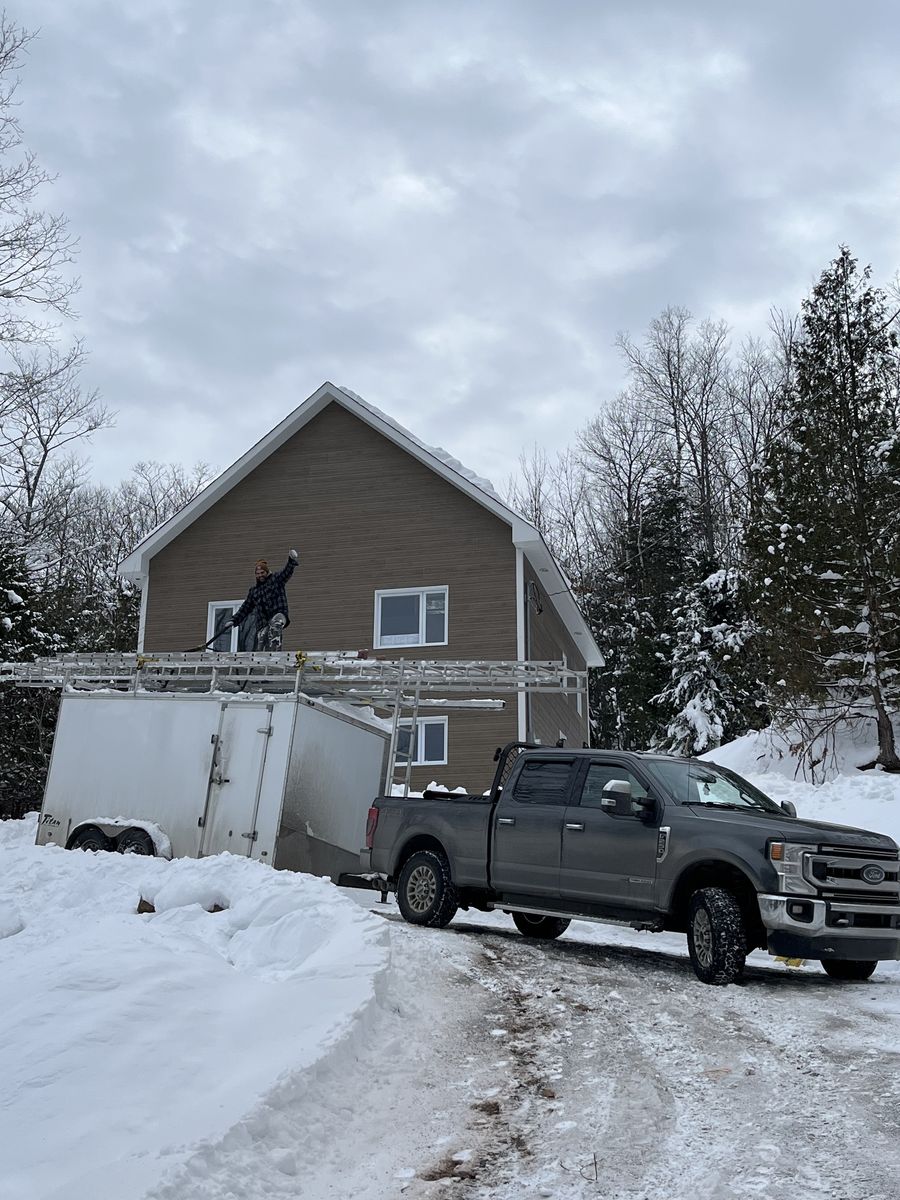House Construction Exteriors from a Single family homes project near Gatineau (Outaouais) by Dsconstruction