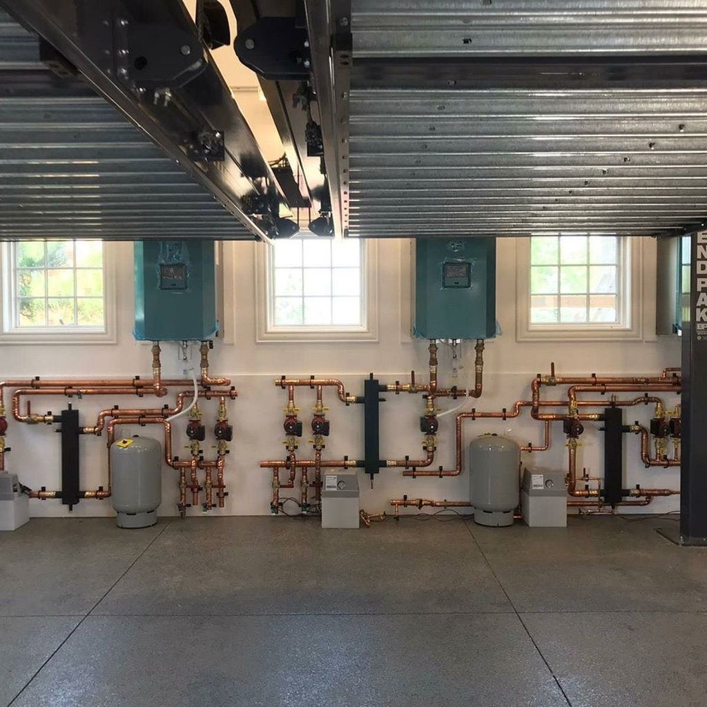 Building mechanicals from a Single family homes project near Toronto (Greater Toronto) by Quantum Geothermal Inc.