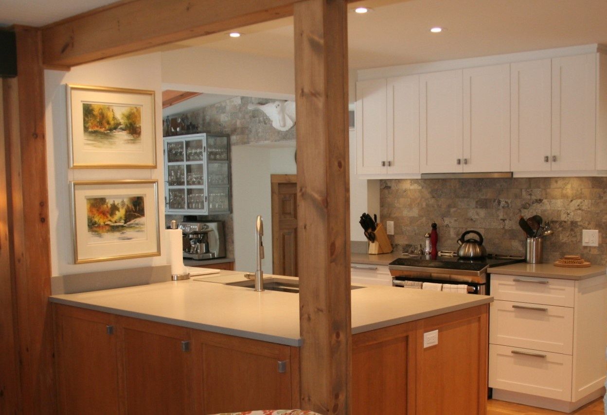 Kitchen from a Single family homes project near Montreal (Greater Montreal) by Ann