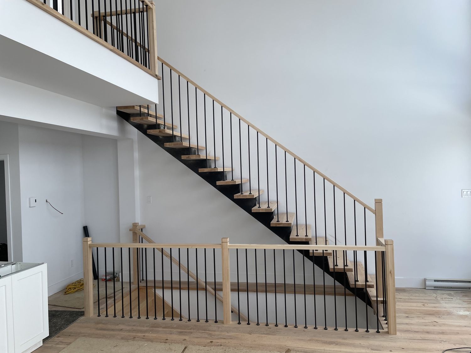 Escaleras de un proyecto de tipo Viviendas unifamiliares cerca de Joliette (Lanaudière) por Les Constructions du Patrimoine J.S. INC.