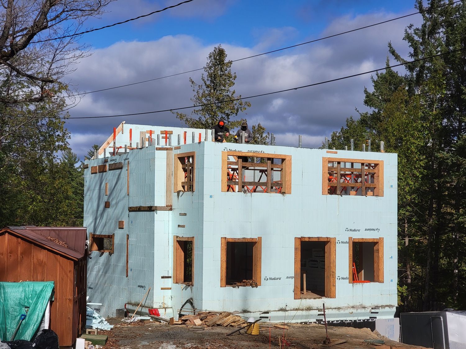 Construcción de muros de un proyecto de tipo Viviendas unifamiliares cerca de Gatineau (Outaouais) por Génération Béton Inc