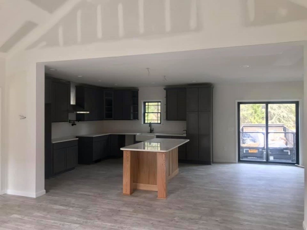 House Construction Interiors from a Prefab and Modular Houses project near Albany-Schenectady by Catskill Valley Homes