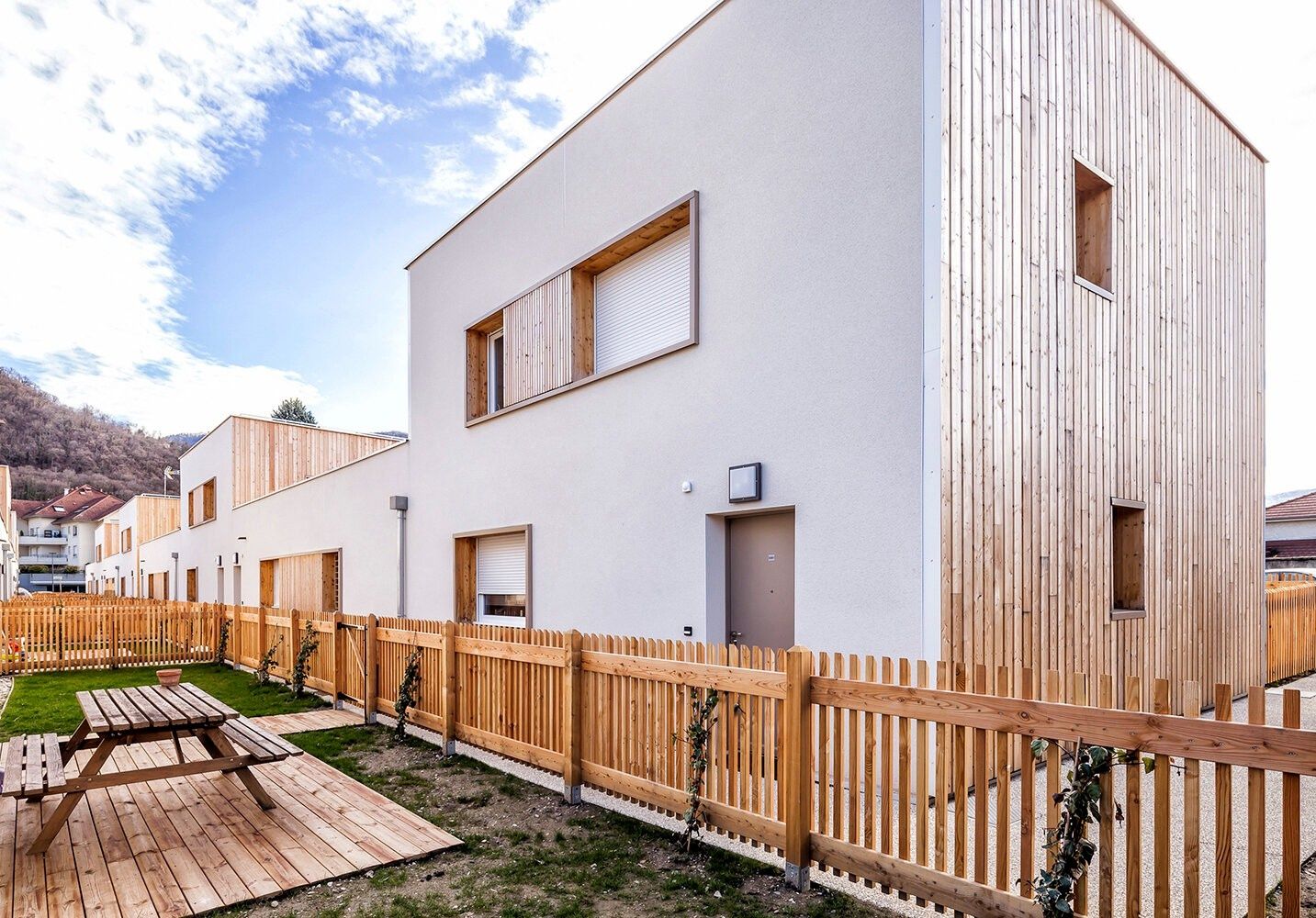 Exterior Finishes from a Multi-family and high-rise Buildings project near Isère (38) by RODA Architectes