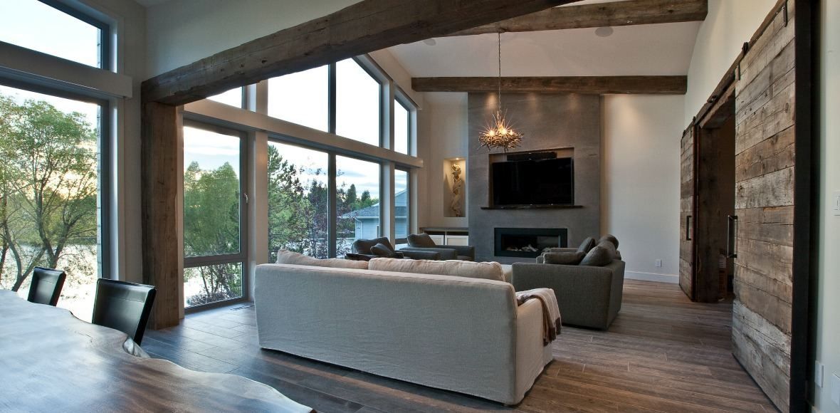 Living Room from a Prefab and Modular Houses project near Vancouver (Greater Vancouver) by Pacific Building Systems