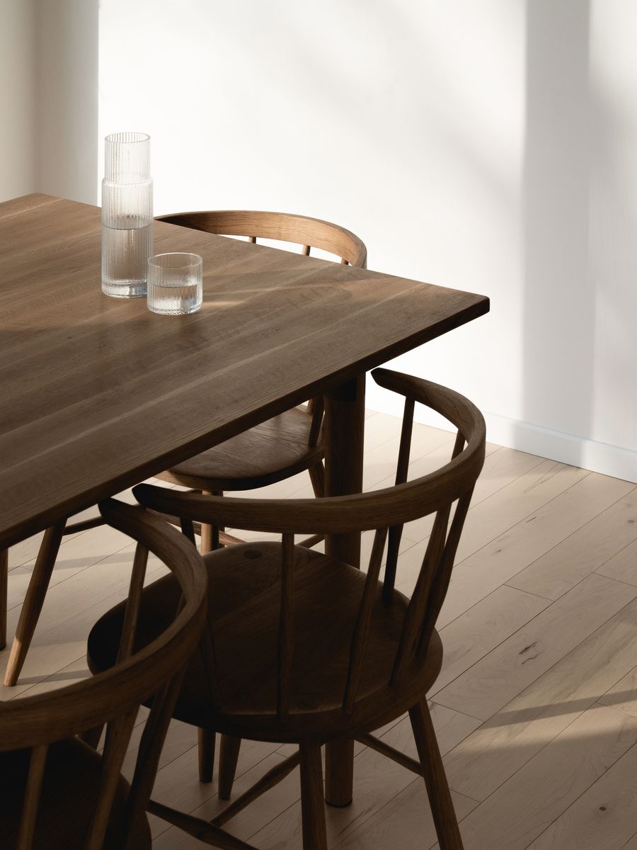 Dining Room from a Single family homes project near Saint-Jerome (Laurentides) by Atelier L'Abri