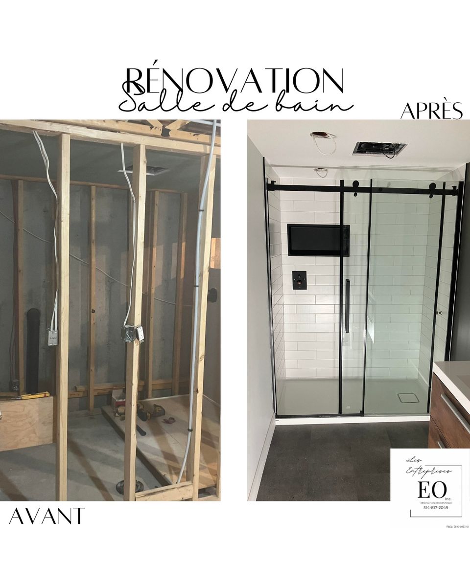 Salle de bain d'un projet de Maisons unifamiliales près de Montréal/Laval/Longueuil (Grand Montréal) de Les Entreprises EO Inc.