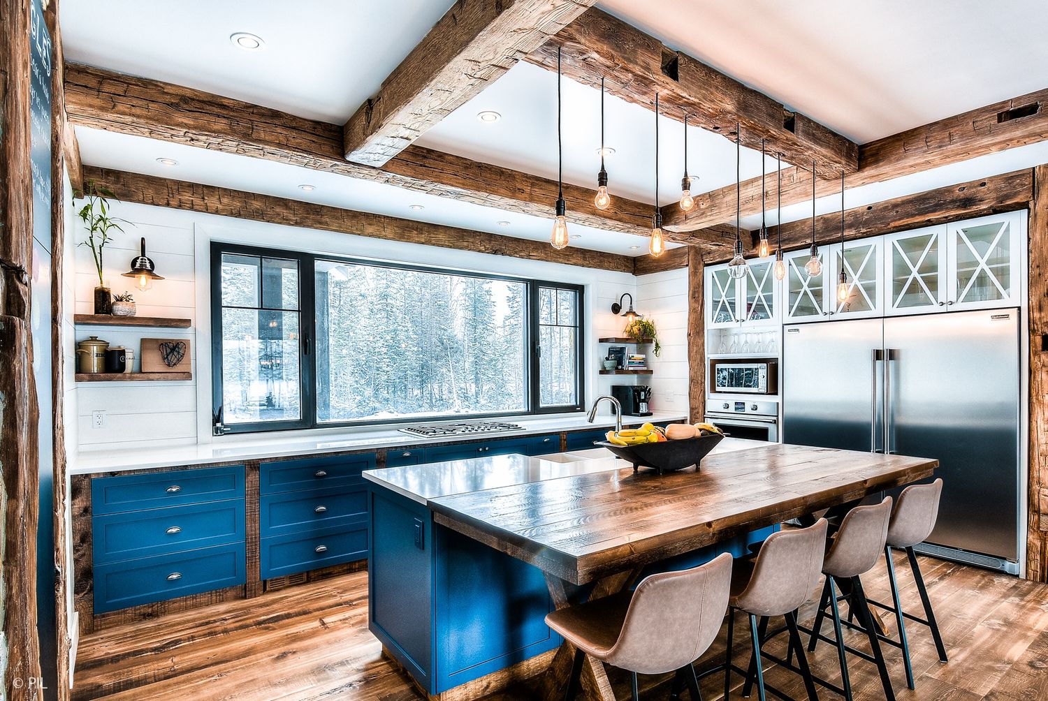 Kitchen from a Single family homes project near Montreal (Greater Montreal) by Ann