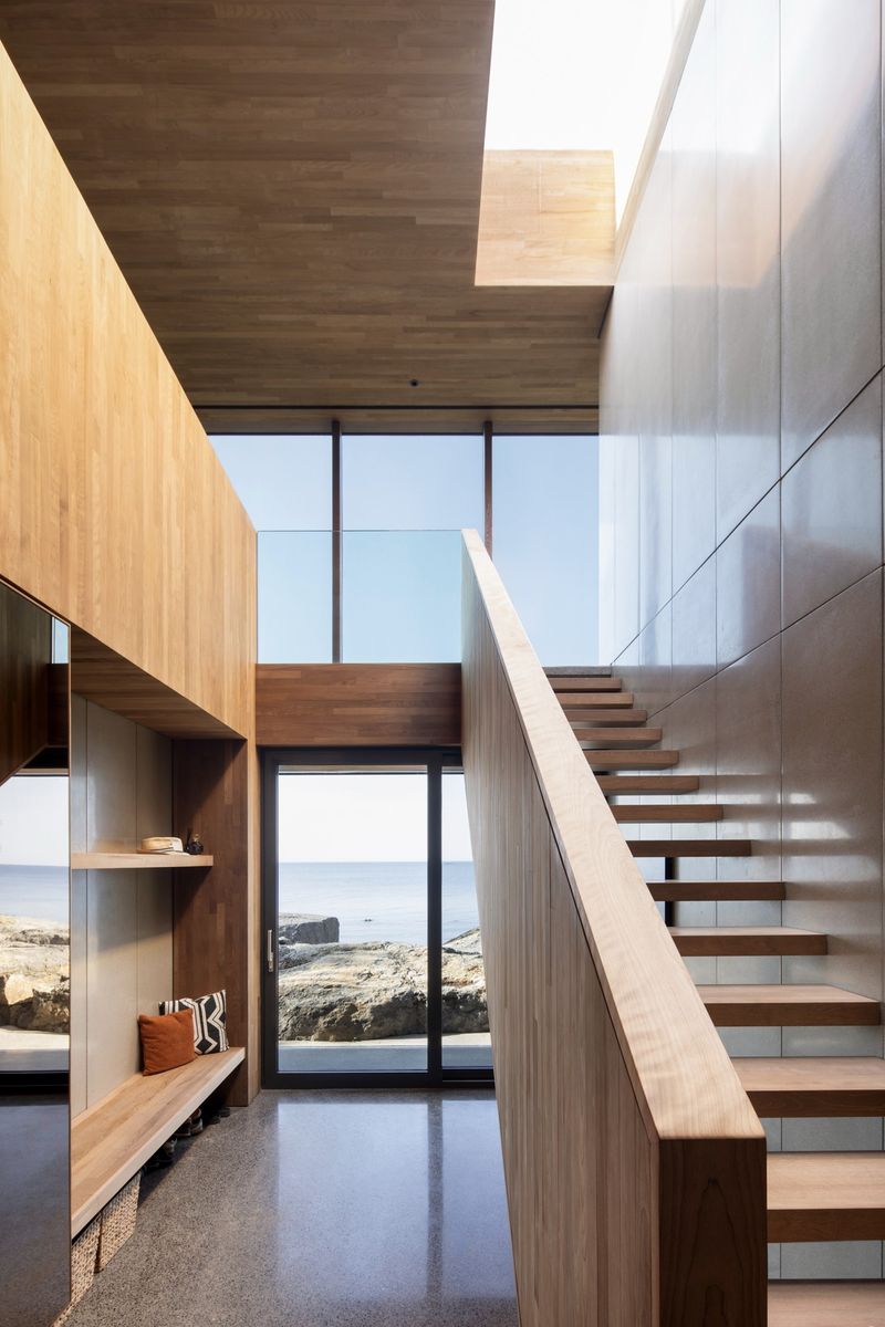 Staircase from a Single family homes project near Saguenay - Lac-Saint-Jean by Solutions Résidentielles