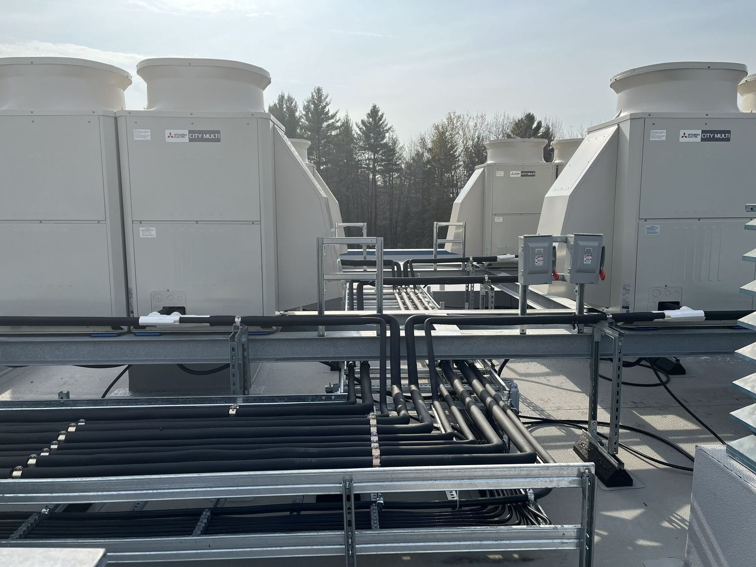 Building mechanicals from a Heating system project near Montreal (Greater Montreal) by Les Industries Perform Air