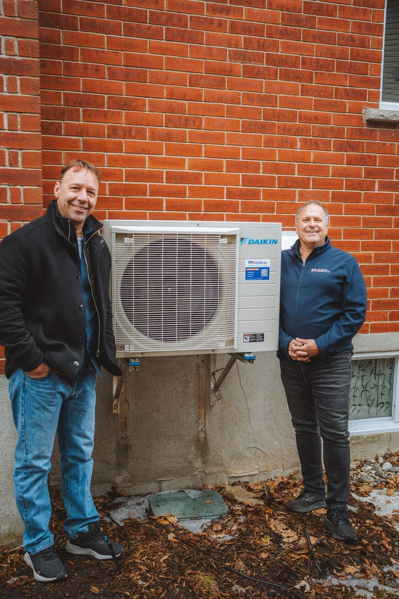 Instalaciones mecánicas de un proyecto de tipo Sistema de calefacción cerca de Saint-Jean-sur-Richelieu (Montérégie) por Les Industries Perform Air